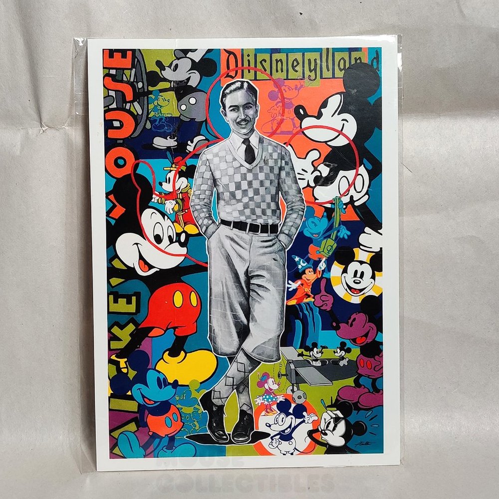 Disney Parks WonderGround Gallery Walt Disney Ears Ago Postcard John Coulter